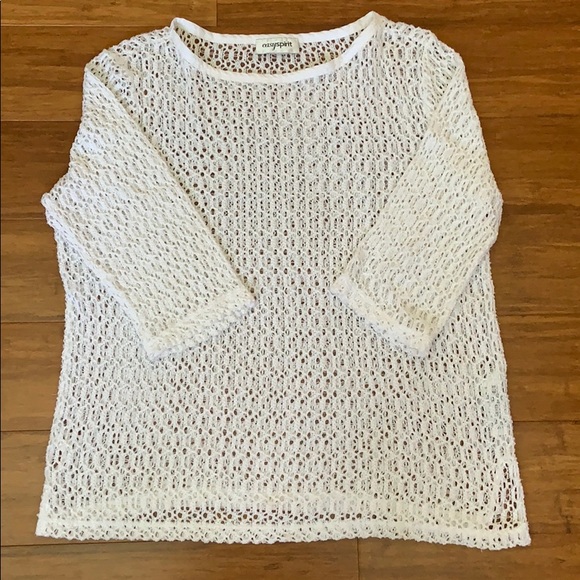 Easy Spirit Tops - Crochet White Top